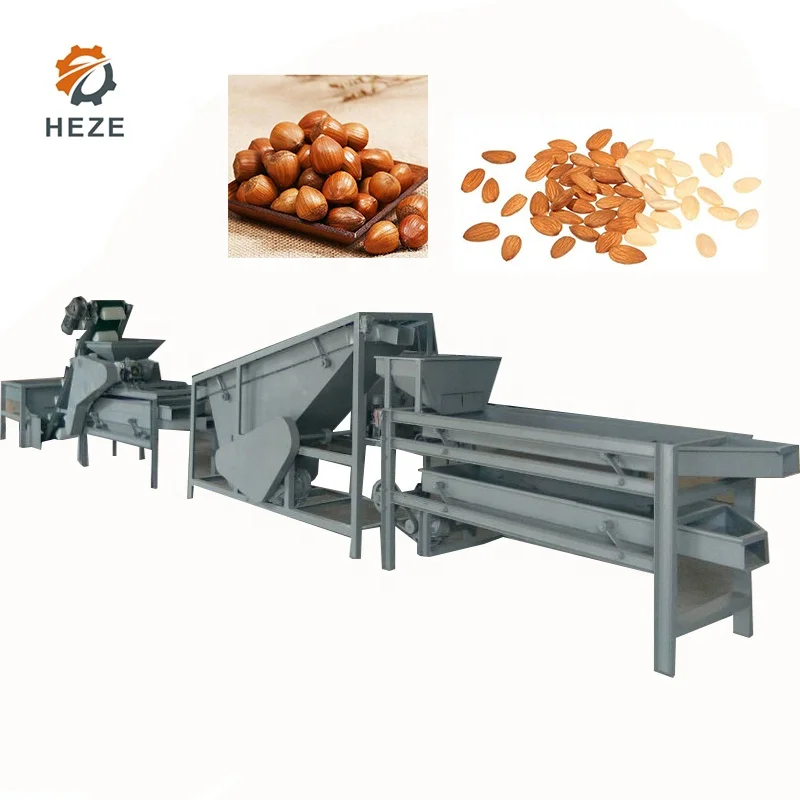 Almond Peeling Machine Price Almond Nuts Cracking Machine