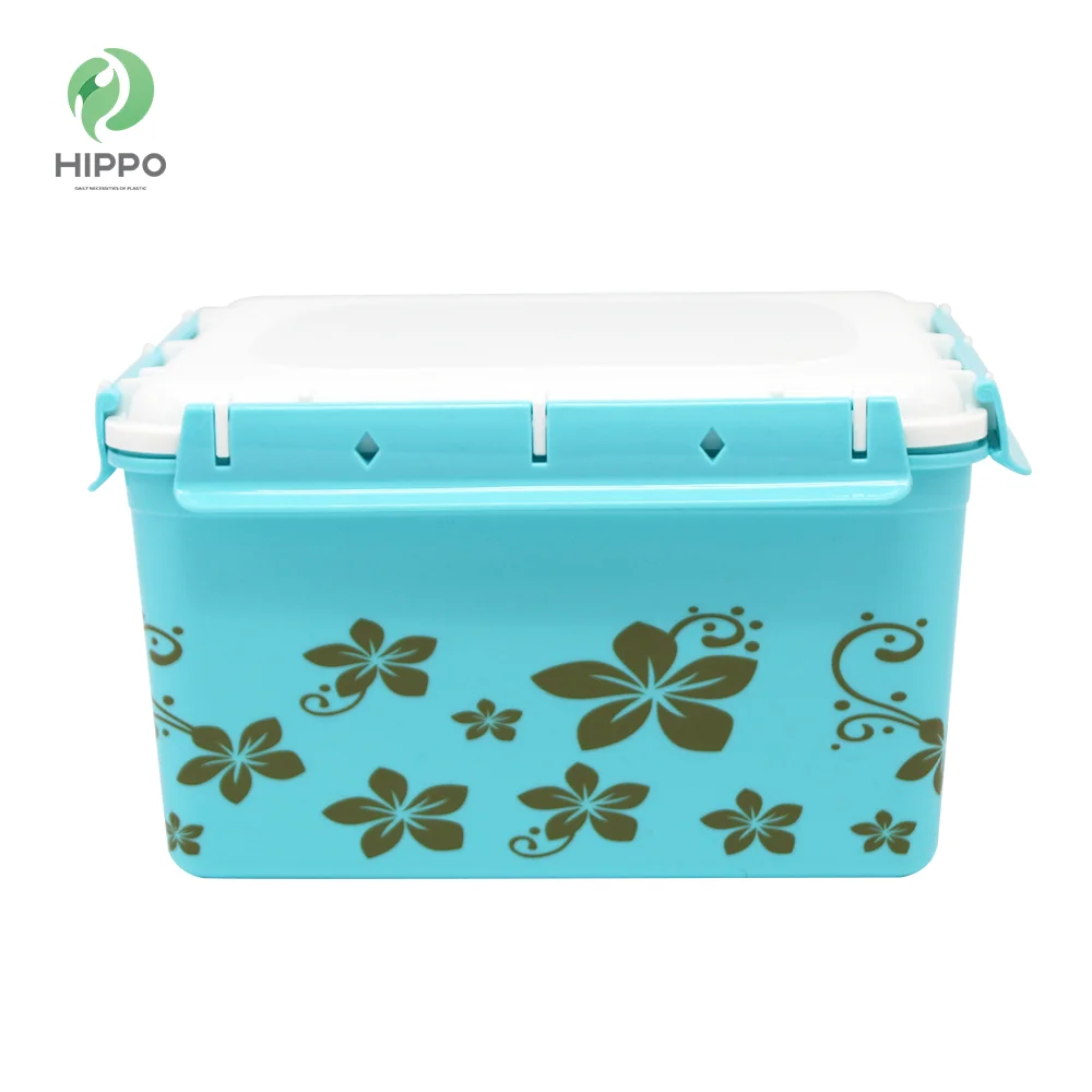 Square custom airtight food container set with lid