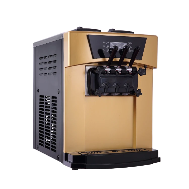 High quality hot selling countertop softy ice ceram cone machine with shipping by sea and fast delivery