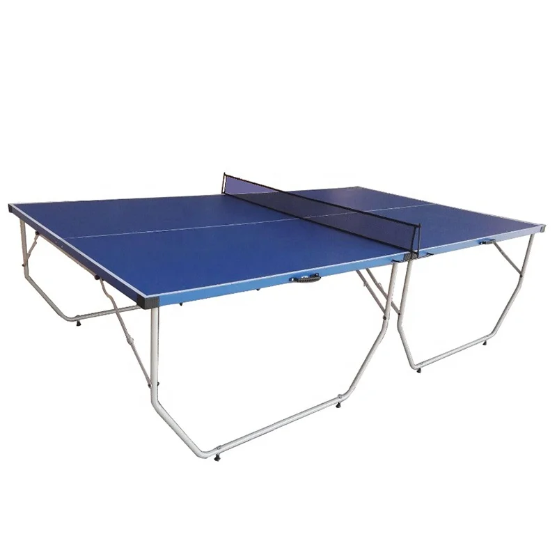
Economic indoor PVC laminated MDF Four-pc folding Table tennis sport space saver Ping Pong Table 