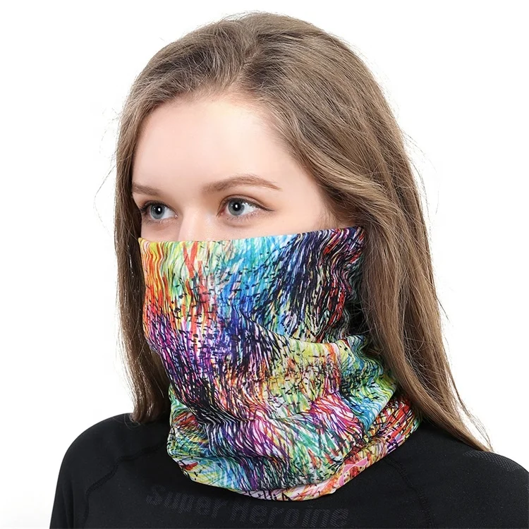 
2019 Digital Custom Fashion Various Man Fashion Scarf Balaclava, Cooling Seamless logo designed Bandana 