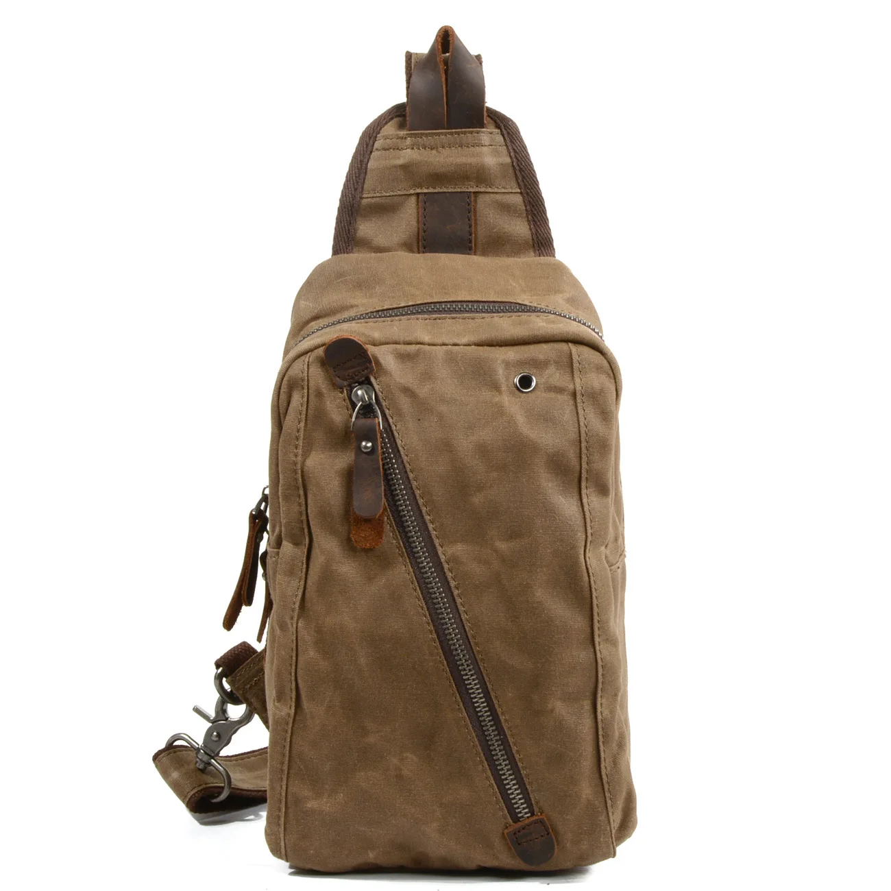 canvas shoulder bag  large capacity male bag single breast bag