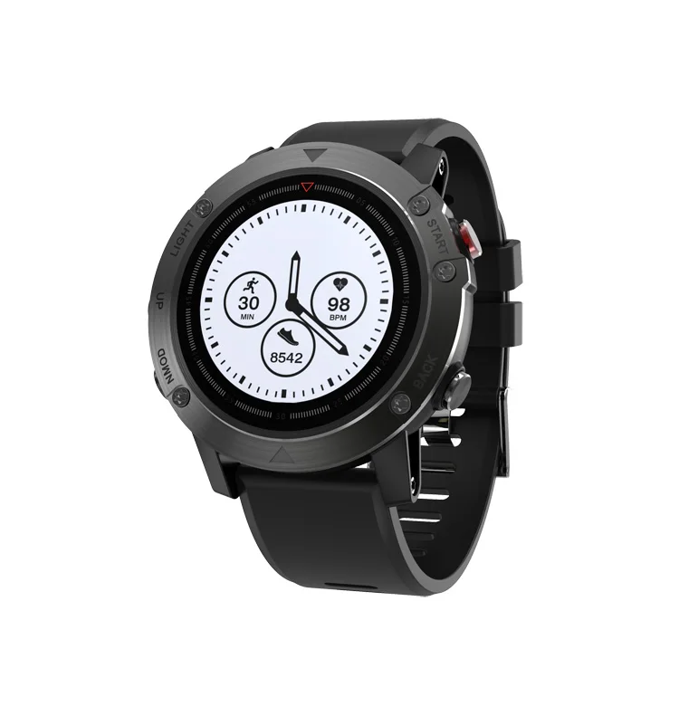 DM18 GPS IP68 водонепроницаемый динамический HR спортивные Smartwatch