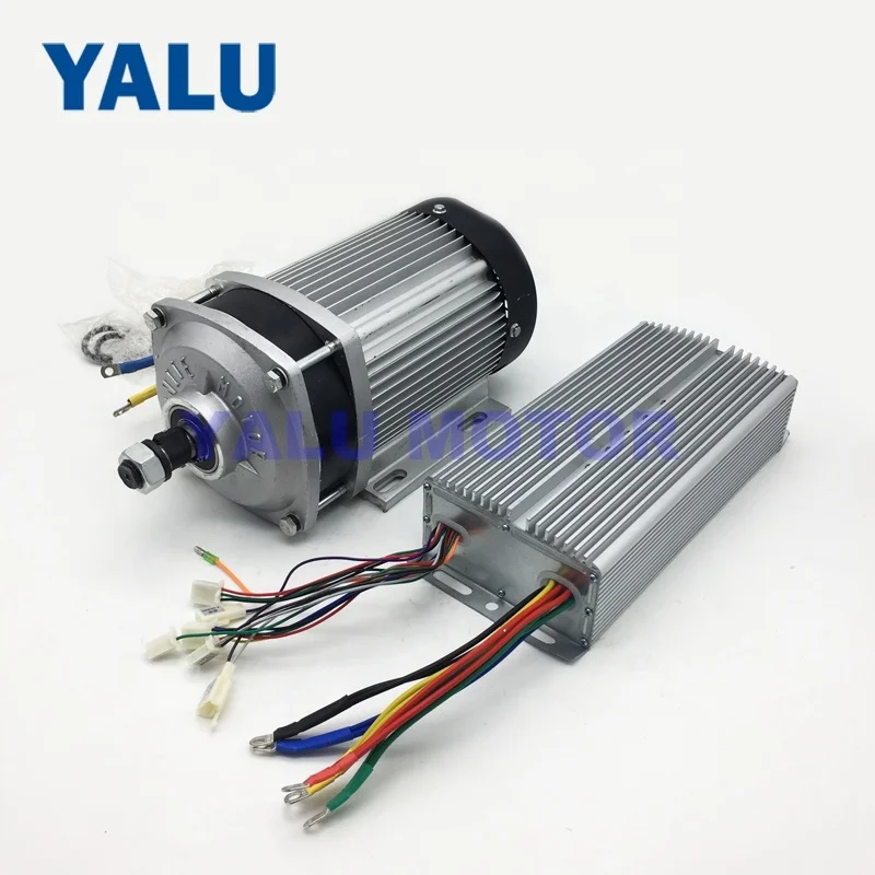 BM1424ZXF 1200W 48V Electric tricycle Scooter E Bike Motorized Bicycle ATV Moped Mini Bikes Geared DC Motor Kit with controller