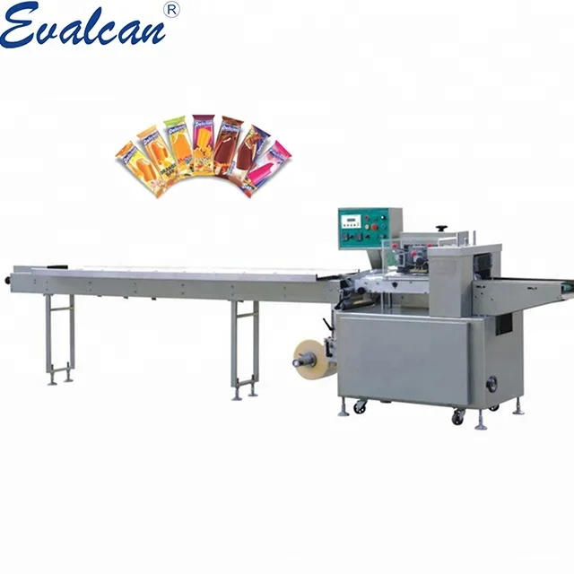 Автоматический поток подушки мешок упаковка для печенья машина