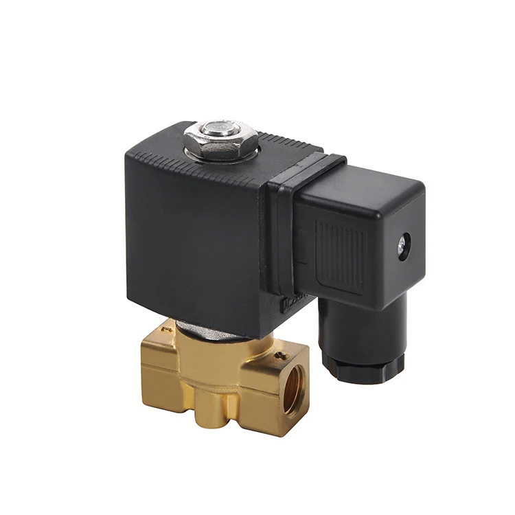 1/4 inch Normally Closed Brass 24 Volt 12 Volt Miniature Solenoid Valve