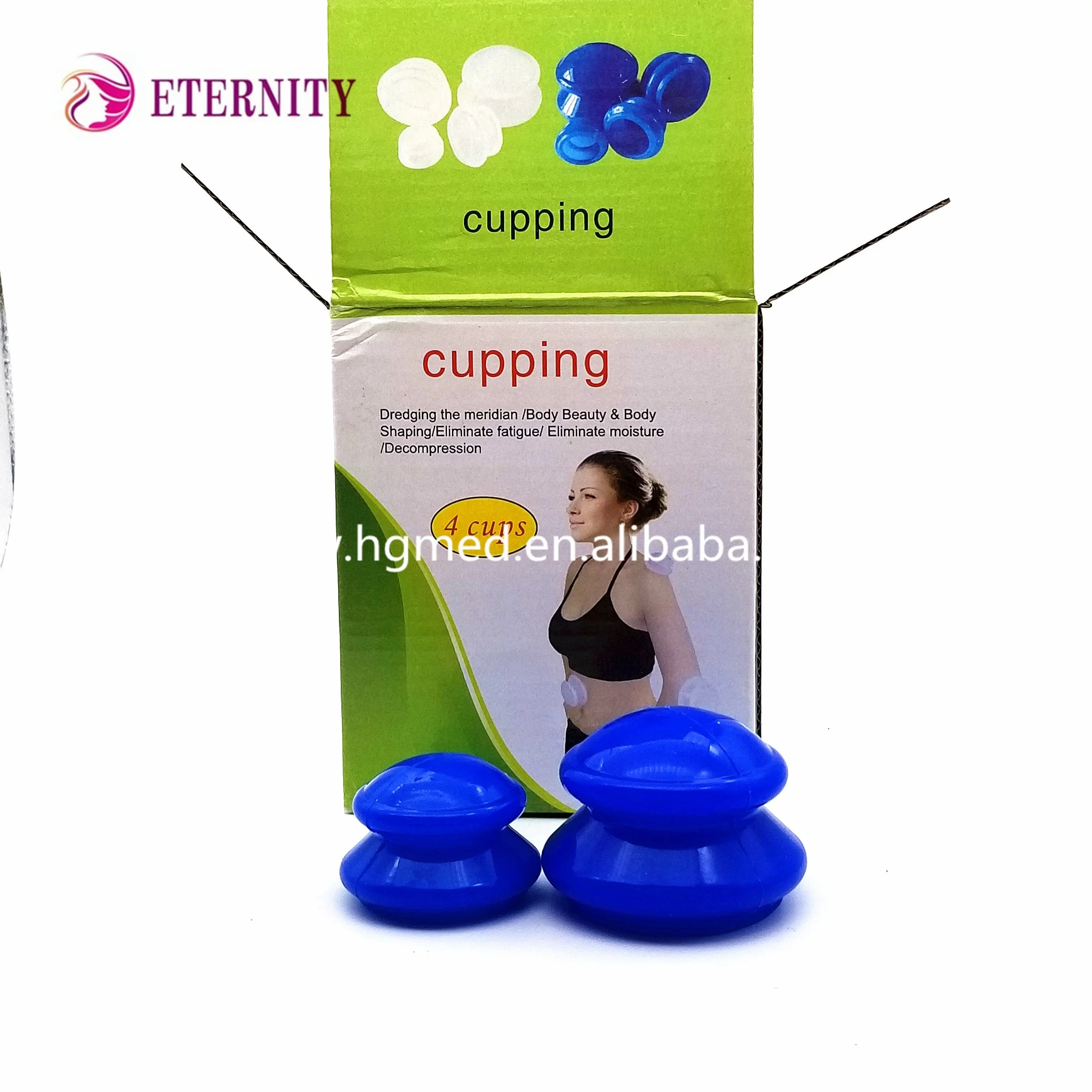 hot sale chinese  facial cupping set/breast cupping set