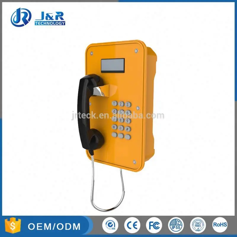 IP67 промышленных телефоны с ЖК-дисплеем, антивандальный SIP телефон экстренной связи для туннелей, добыча