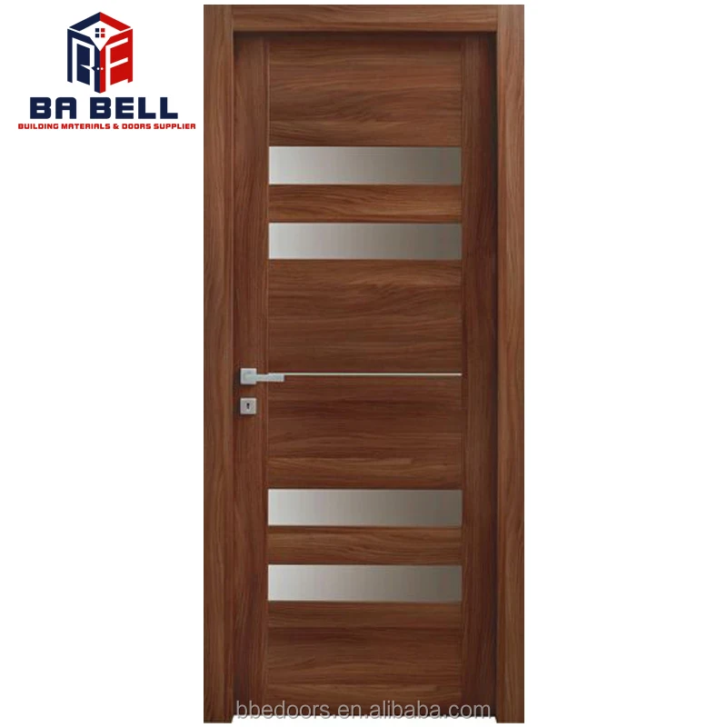 waterproof veneer laminated living room wood MDF Turkish wooden doors