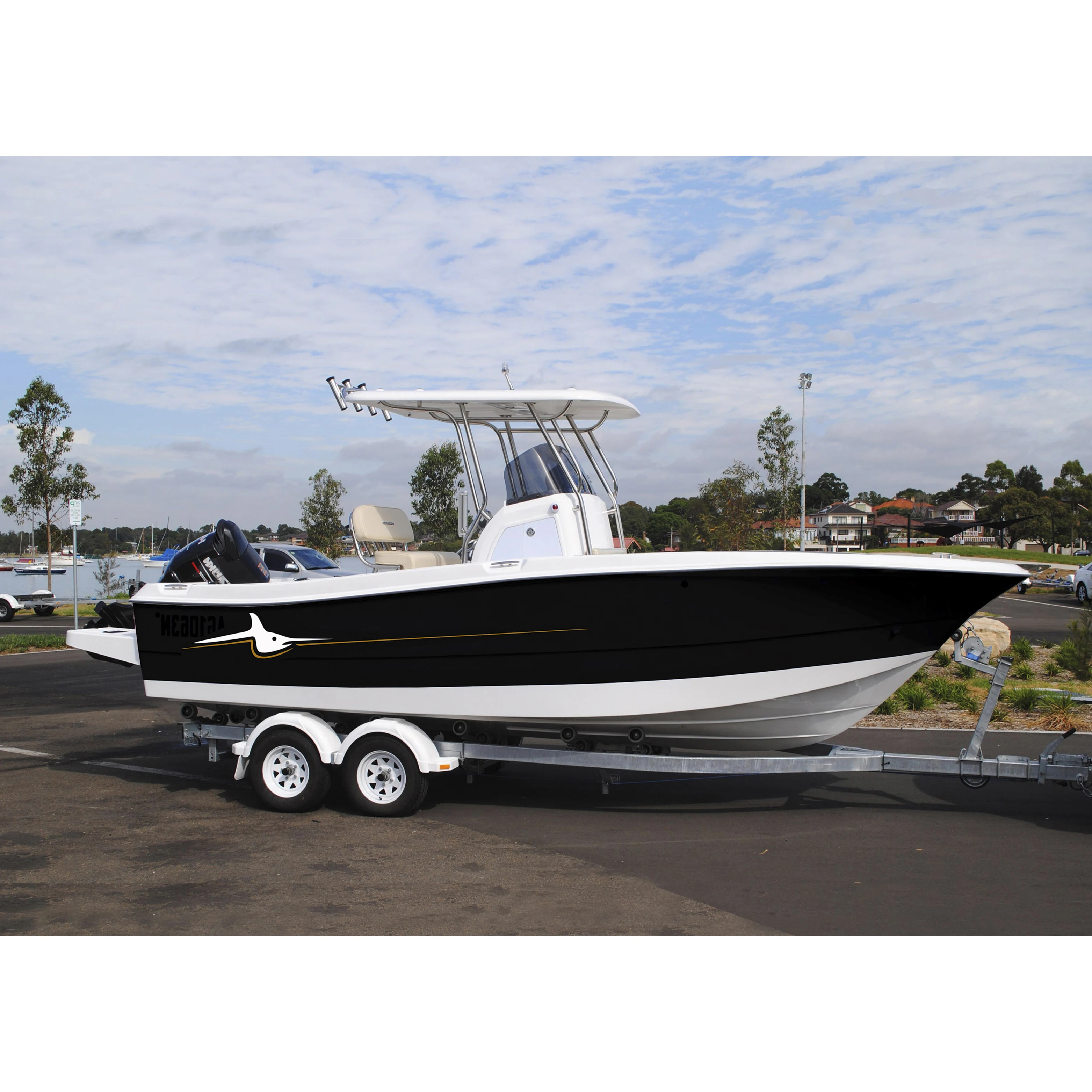 
22CC High Speed Fiberglass Cabin Boat Fishing Sport Yacht 