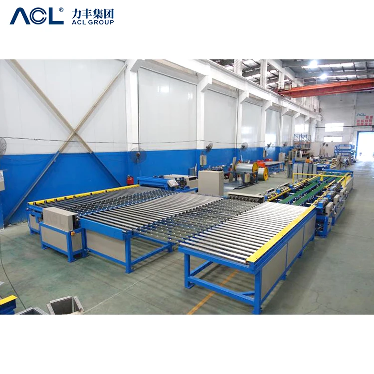 ACL HVAC I shaped stainless steel square automatic 5 lines air duct production machine