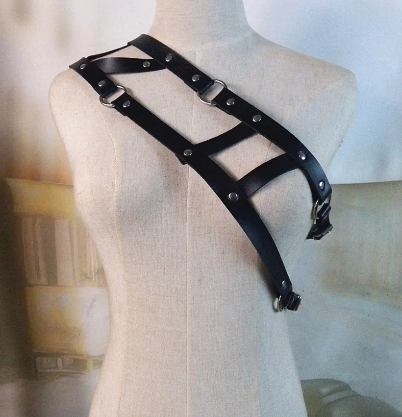 European and American original Punk business leisure men and women universal restraint strap shawl Joker fashion jewelry belt