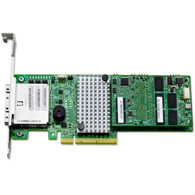 Оригинальный LSI MegaRAID SAS 9286CV-8e 6 ГБ / с 1G кэш RAID 0,1,5,6,10,50,60 PCI-E 3.0
