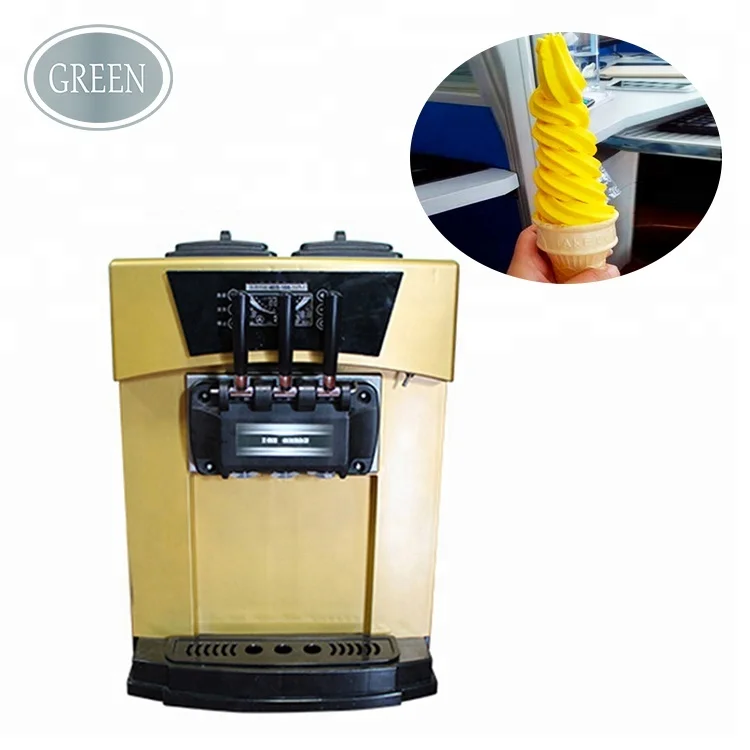 Оптовая продажа 18-28L/H большой емкости автоматическая воздушная охлаждающая машина для мягкого мороженого с большим ЖК-экраном