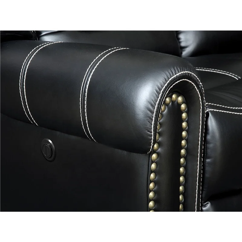 European style classic Germany Living room leather home theater recliner sofa