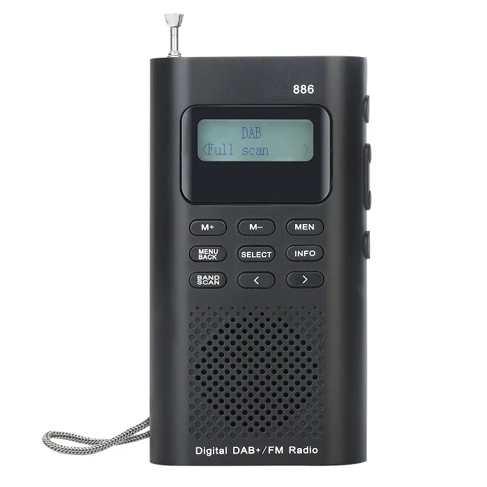 Высококлассное мини портативное карманное цифровое dab радио с будильником Автосканер предустановленные функции dab радио для продажи