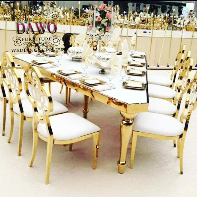 Новый свадебный стол особой формы для приема и вечеринки