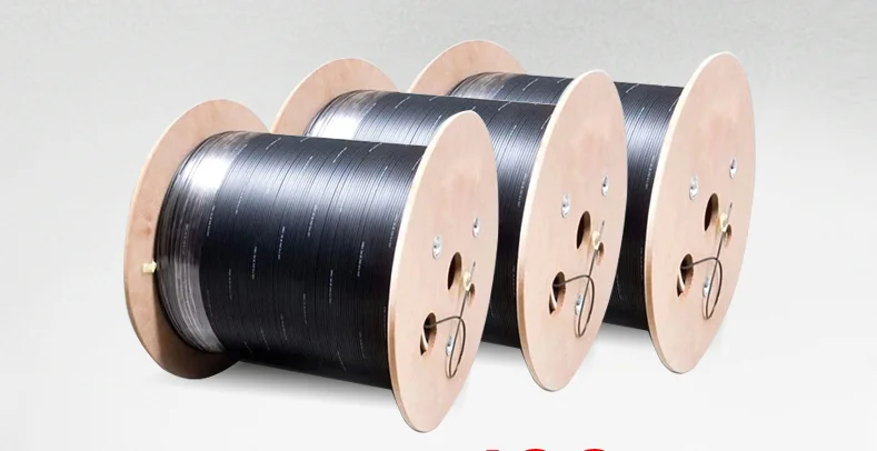 2 core FTTH cable 1 core single mode optic fiber cable G657a FRP LSZH use for outdoor