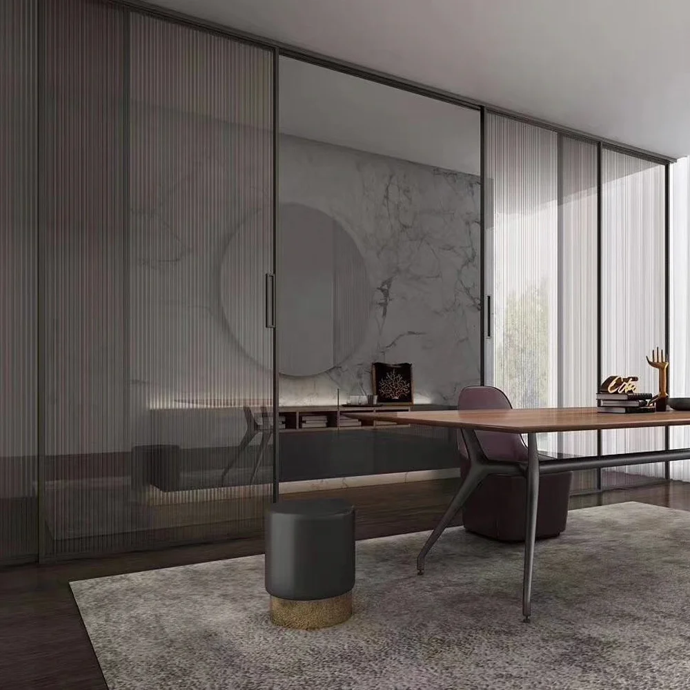 Manufacture New Wardrobe Sliding Door With Manual Door Sliding