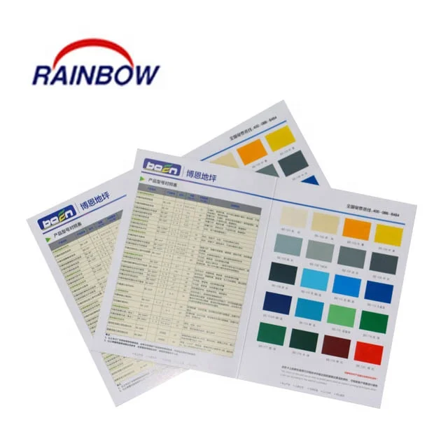 Customized Promotional Fashion Paint Color Card Printing