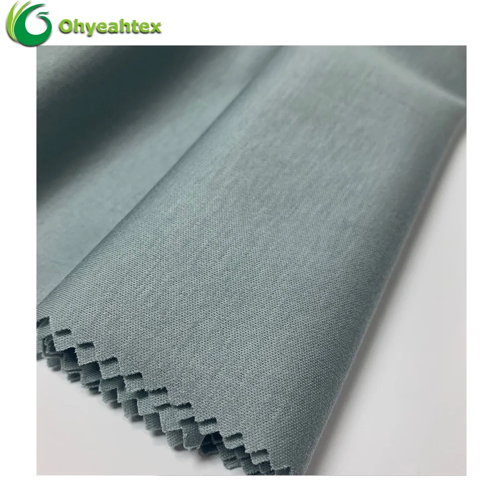
Wholesale 100% Combed Mercerized Pima Cotton Interlock Knit Fabric For T-shirt 
