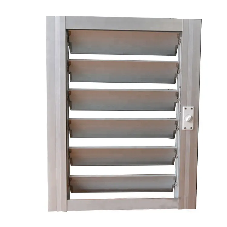 White Sunscreen Horizontal Louver Plantation Shutters