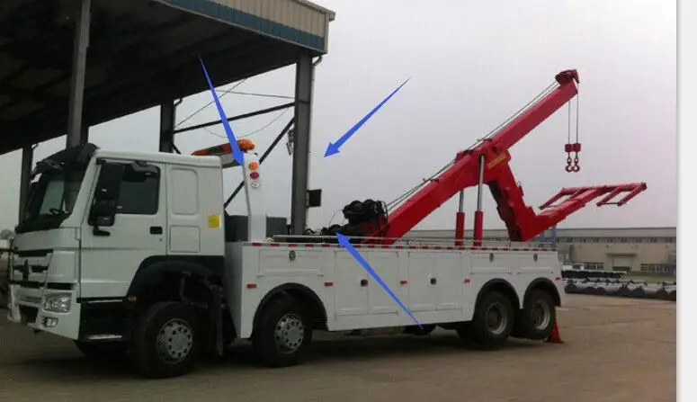 
China Sinotruk 8*4 50 ton Heavy Rotator Tow Truck Wrecker for sale 