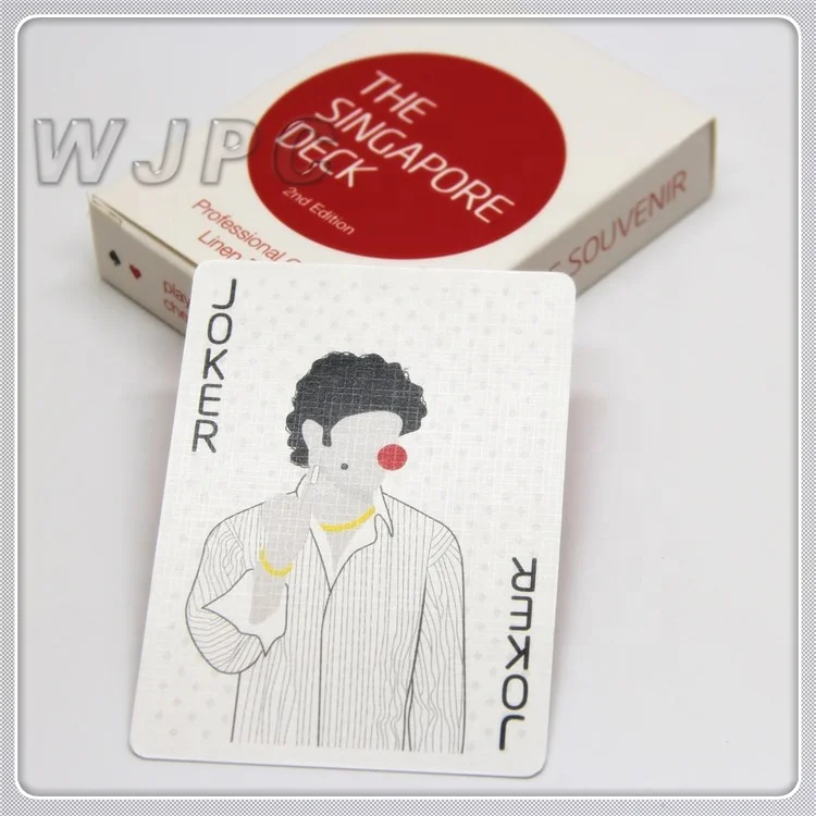 Индивидуальные сделать напечатанное качество двусторонняя Экологичные Кент игральные карты с пользовательские коробки