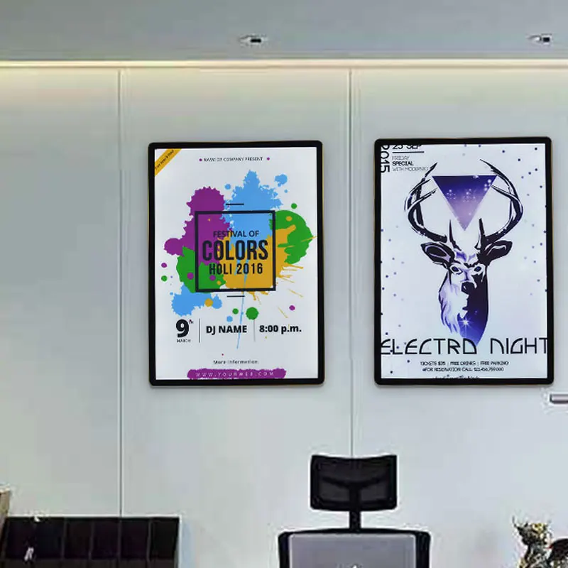 Movie poster light box led a4 cinema light box sign board led light