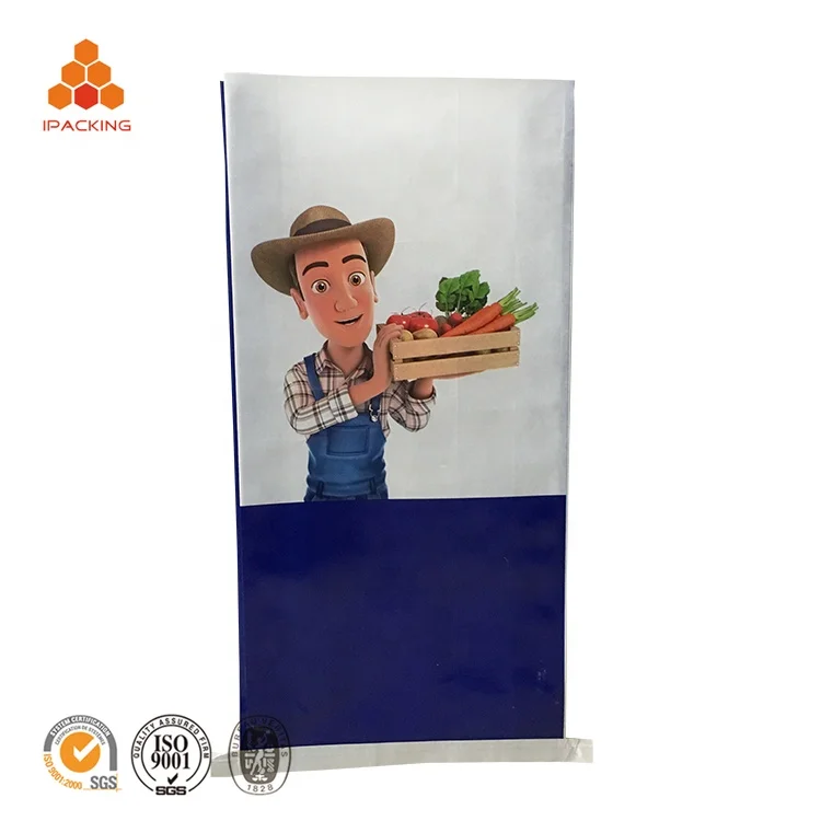 Упаковочный Скотч зерна кукурузы удобрение высокого качества ламинированные ПП тканые сумки