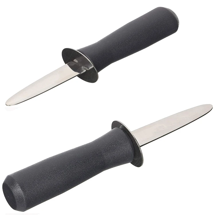Chinese Factory Supplier Stainless Steel Oyster Shucking Knife Seafood Shellfish Clams Opener Knife