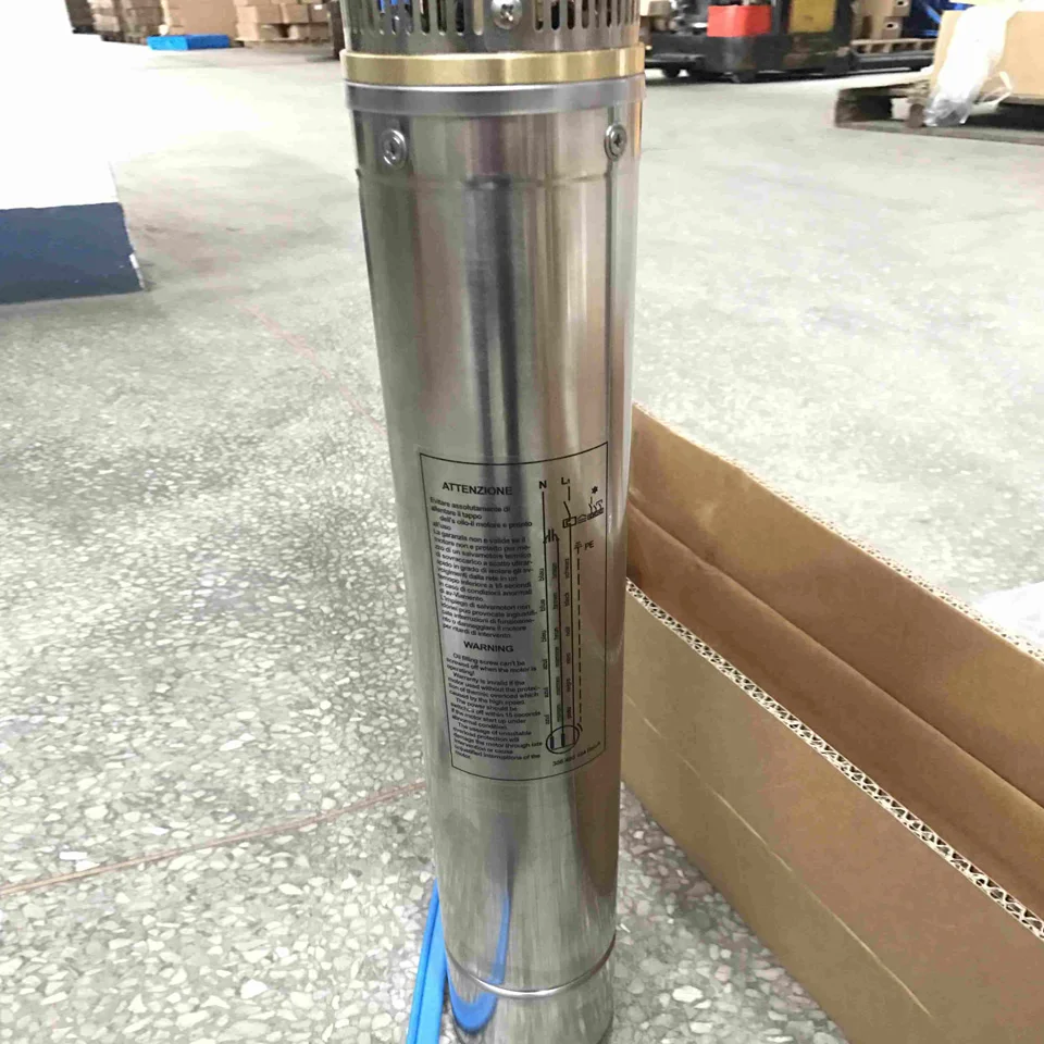4 Inch Diameter qj Series Deep Well Multistage Submersible Water Pumps
