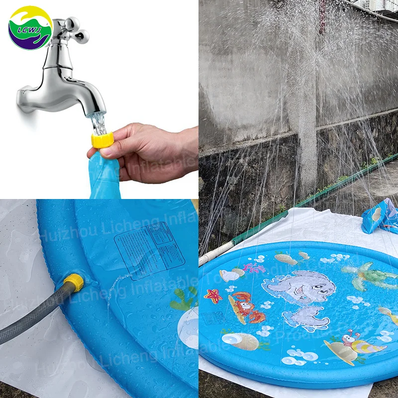 LC NEW Splash play mat Fun Water Toys for Kids Toddlers and Babies