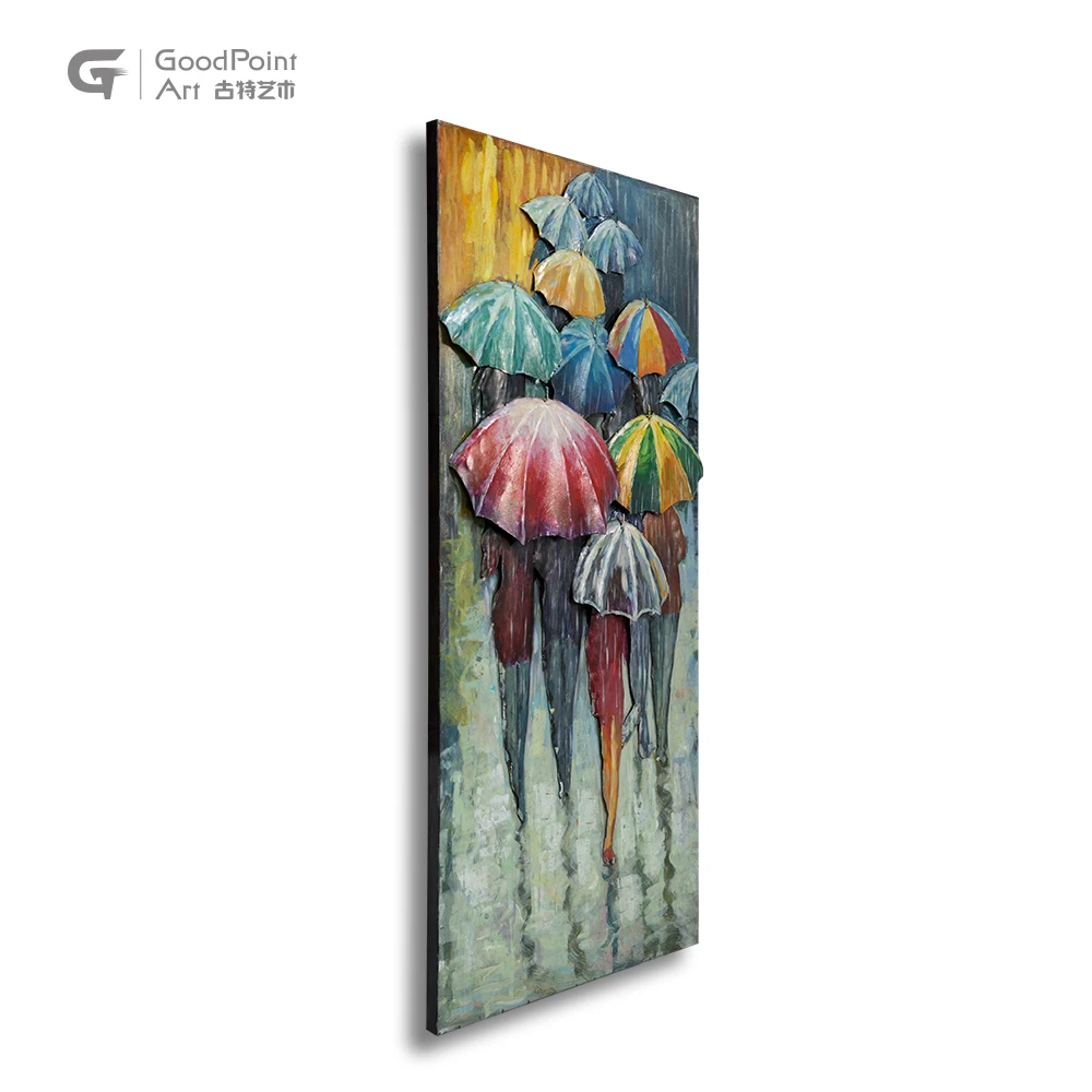 
Most selling items souvenir painting craft street style body shadow metal art for home decor plaque 2019 