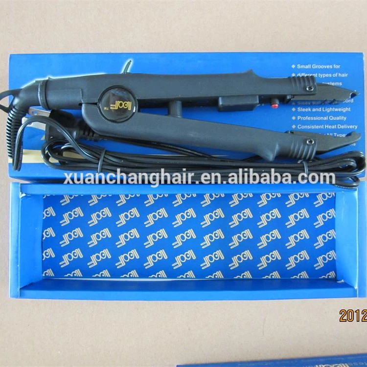 Professional Control Temperature iron loof  hair extension melting iron