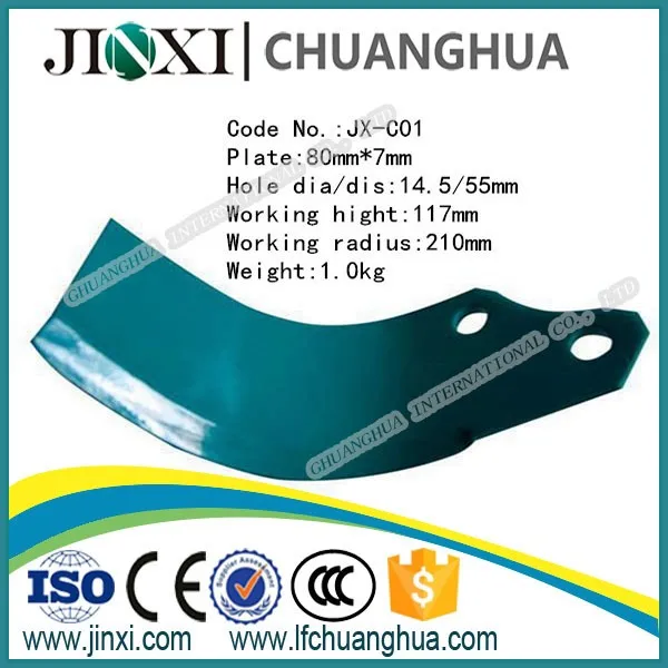  2019 для европейского рынка лопасти ротатора выращивания почвы запасные части сельскохозяйственных культур