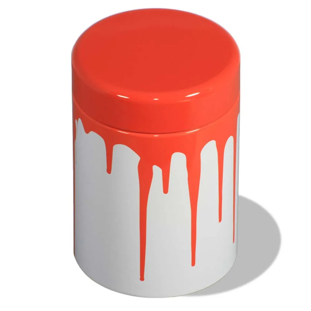 Private Label Plug Lid Tinplate Round Candy Tin Jar