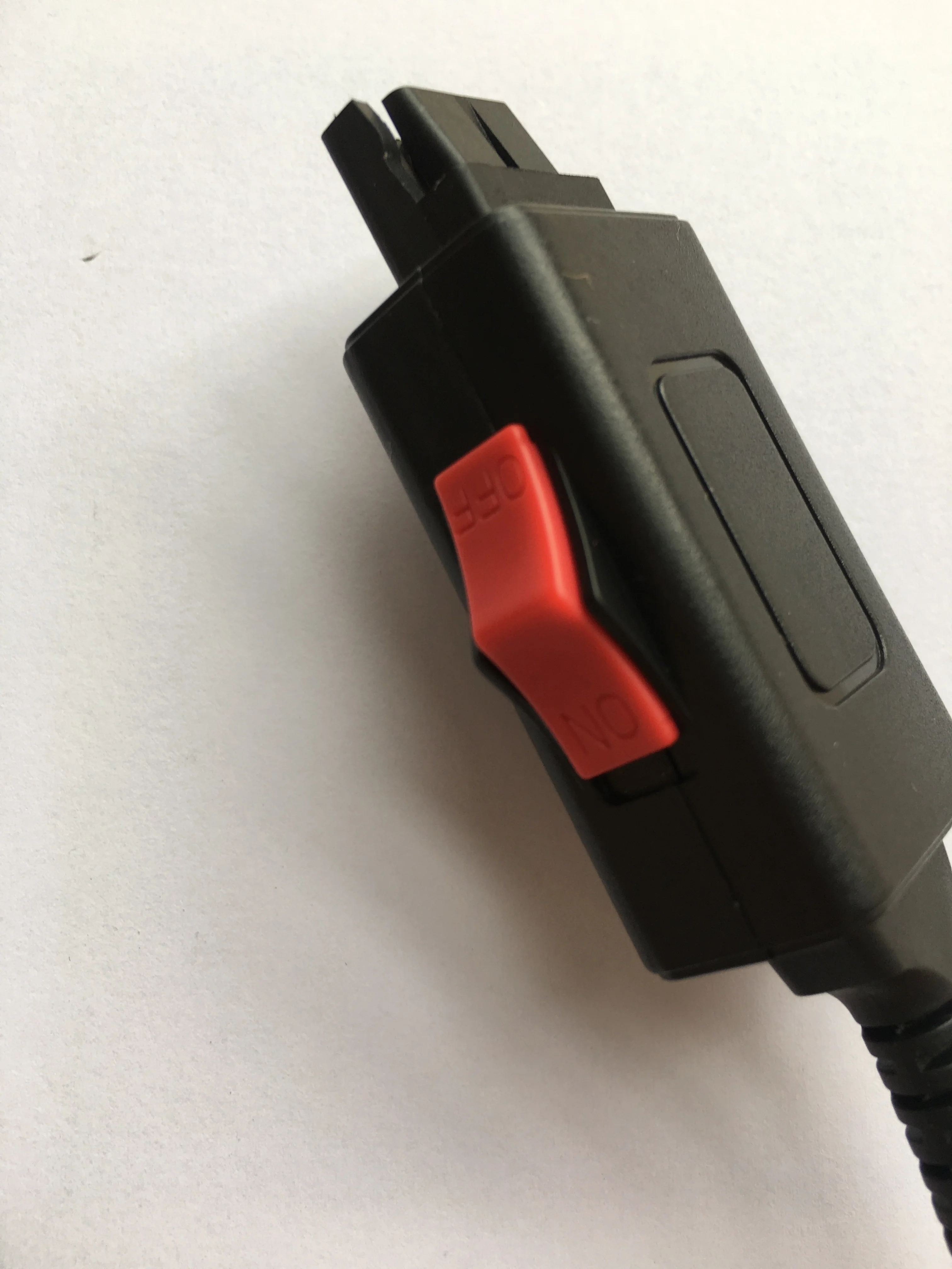 Supervisory Splitter Y-Cord Y training QD adapter cable for Plantronics or Jabra with mute switch