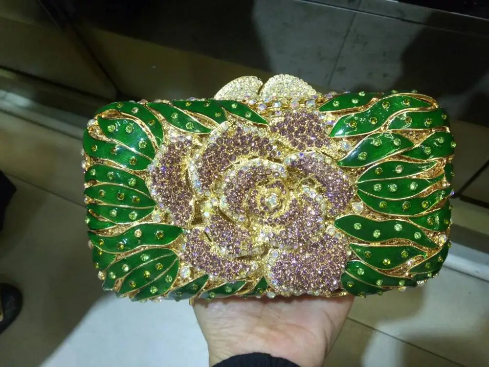 DB656 indian party bag evening clutch bags gold