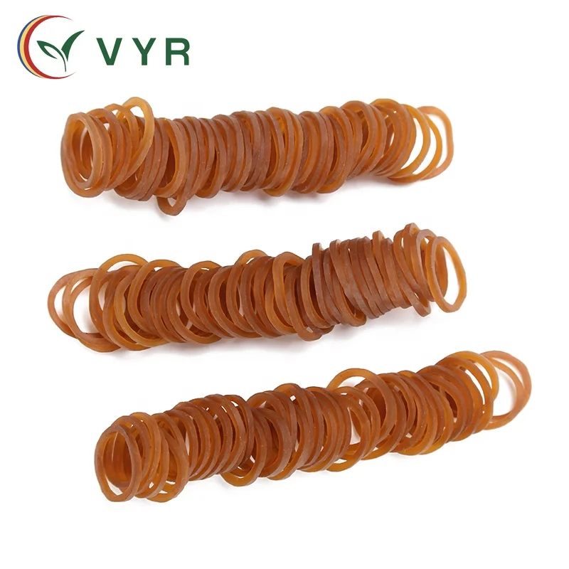 Китайский производитель, ремешок из Натурального Коричневого каучука для упаковки, Диаметр 0,6 дюйма