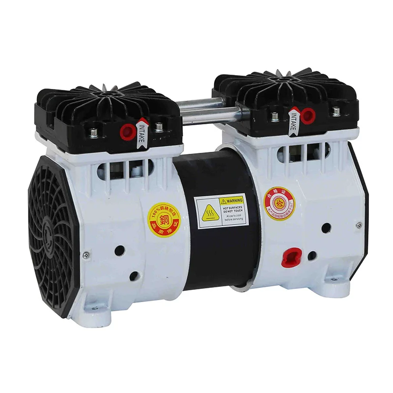 High pressure air compressor without oil mute