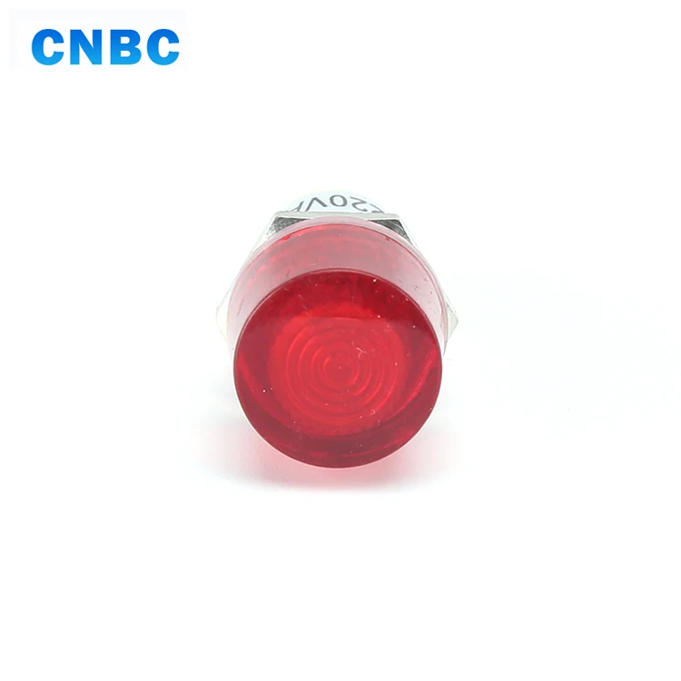 High quality 15mm diameter red green signal light 12v 220v 120v  led indicator light 24v neon signal lamp pilot light