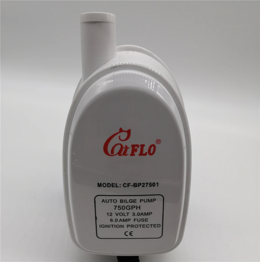
750GPH DC Operated Marine Auto Bilge Pump 12V 24V for Boat Yacht 