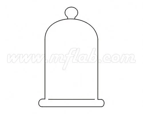 Купольные стеклянные вакуумные колокольчики