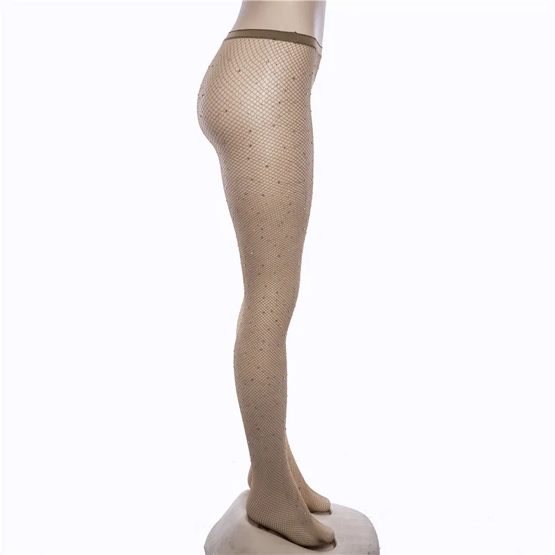 Oem Sexy Transparent Lingerie Black Stocking  Girl Plus Size Glitter Fishnet Pantyhose