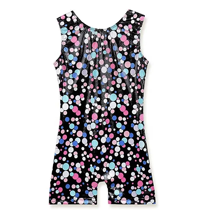 
Wholesale Training Girls Children dance Shiny Gymnastics Leotards Clothing 