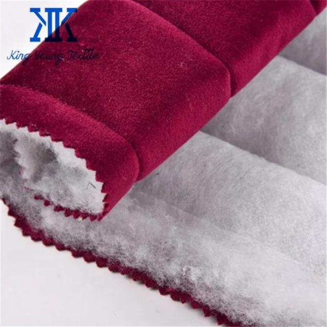 quilted velvet upholstery fabric / 100% polyester quilted flannel velour fleece fabric for blanket