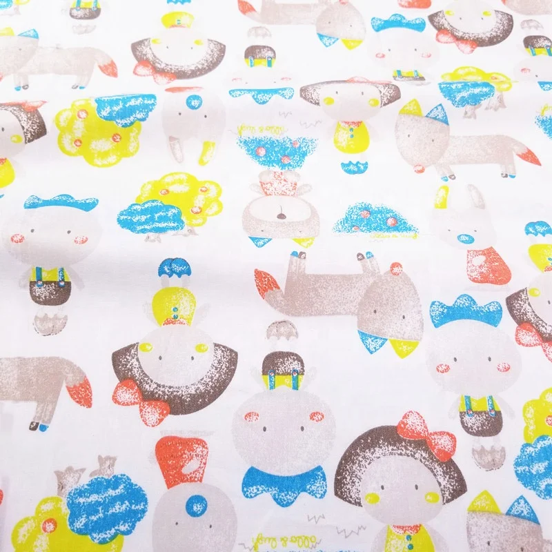 40s Cotton Twill  fabric custom Printed Cotton Sheet Fabric for Sewing Patchwork cloth sheet Material