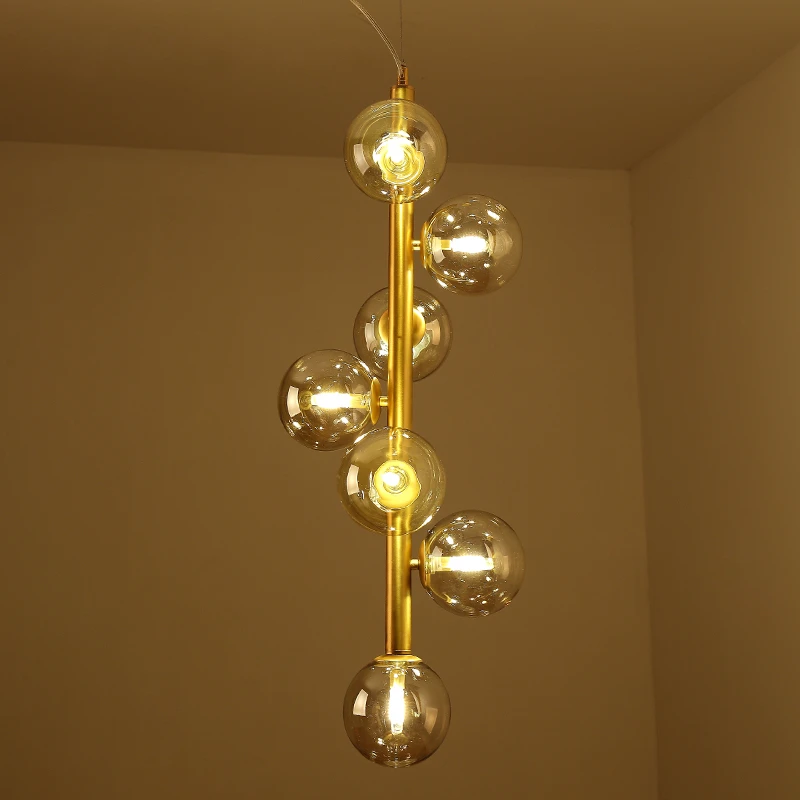 Modern cone glass pendant light Bubble Chandelier Art Glass Bowl Pendant Light