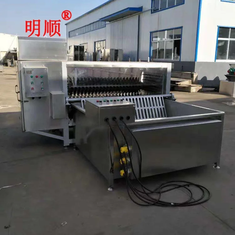 
sheep slaughtering line / sheep slaughterhouse plant /6 roller goat hair removal machine 